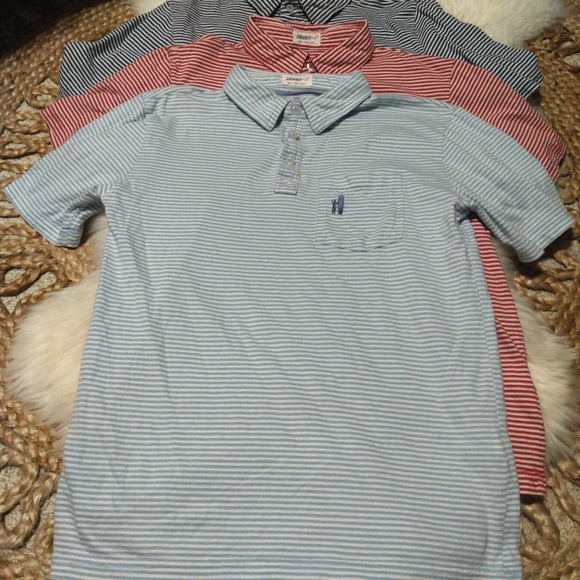 johnnie-O Bundle Of 3 Boys Size 10 Polo Shirts Casual Comfort - Picture 2 of 12